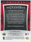 2005 Upper Deck Trilo3y Generations Present Signatures #PR-AD, 2 of 5 BACK.jpg
