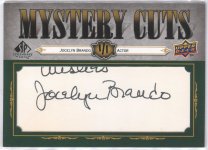 2008 SP Legendary Cuts Mystery Cuts Jocelyn Brando #LC-MC, 1 of 1 FRONT.jpg