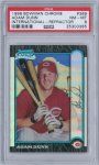 1999 Bowman Chrome International Refractor #369, 44 of 100 PSA 8 Front.jpg