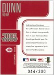 2003 Donruss Studio Player Collection Authentic Game-Worn Jersey, 044 of 300 BACK.jpg