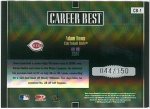 2005 Donruss Elite Career Best #CB-1, 044 of 150 BACK.jpg