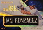 Juan Gonzalez 2016 Panini Immaculate Bat Barrel #d One of One.jpg