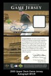 2000 Upper Deck Game Jersey Autograph #HCR.jpg