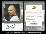 2000 Upper Deck Gold Reserve UD Authentics #CR.jpg