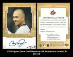 2000 Upper Deck Gold Reserve UD Authentics Gold #CR.jpg