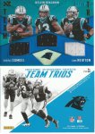 2017 TT-CAR1 Panini XR Cam Newton 5_49 Tripple Jersey Kelvin Benjamin Curtis Samuel.jpg