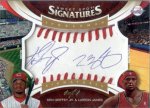 06 SWEET SPOT UPDATE SPOKESMAN DUAL SIGNATURES RED STITCH BLUE INK #SP-9 - 1 OF 1.jpg
