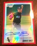 Sale, Chris 2010 Bowman Chrome Red Refractor Auto 5 5.jpg