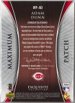 2006 Upper Deck Exquisite Collection Maximum Patch #MP-AD, 12 of 25 BACK.jpg