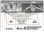 2005 Fleer Classic Clippings Jersey Rack (Adam Dunn, Lance Berkman) #JR-AD of LB BACK.jpg