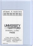 1992 University of Hartfor Baseball Clinic Pass Back.jpg