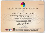 2004 Fleer Classic Clippings Cyan Press Proof Plate, 1 of 1 BACK.jpg