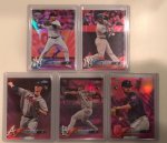 2018 Topps Chrome Update Pink Refractor Lot.JPG