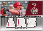 2009 Upper Deck UD Game Jersey Triple Swatch #GJ-AD, 32 of 99 FRONT.jpg