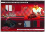 2005 Playoff Absolute Memorabilia Team Quads (Casey, Dunn, Kearns, Wagner) #TQ-14, 1 of 1 FRONT.jpg