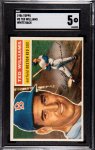 Ted Williams 56 Topps white back SGC 5 front.jpg