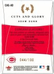 2004 Flair Cuts and Glory Bronze #CAG-AD, 044 of 100 BACK.jpg