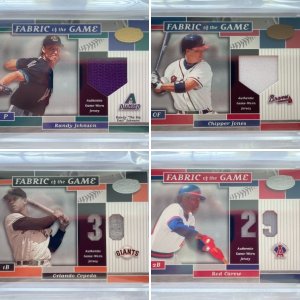 2002 Leaf Certified Fabric of the Game