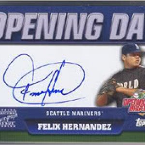 King Felix Opening Day Auto, Thanks Metallicalex!
