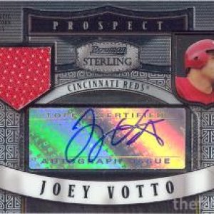 07 Sterling Votto RC Auto Jersey