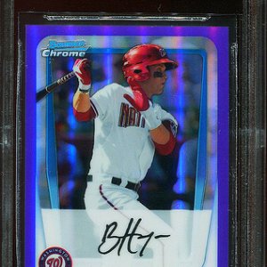 2011 Bowman Chrome-Harper PURPLE REFRACTOR BGS 9.5 /700