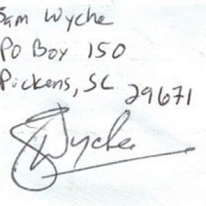 Sam Wyche envelope