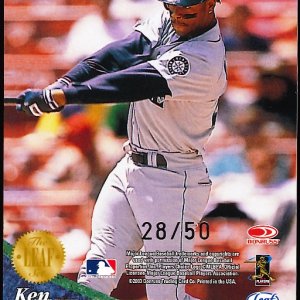 Ken Griffey Jr 2004 Leaf Silver PTT