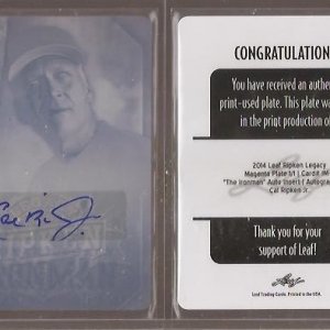 2014 Leaf Ripken Legacy Ironman Autograph PP-Magenta IM04.jpg