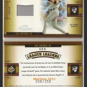 2005 Prestige League Leaders LL-8Jersey-008.250.jpg