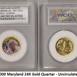 2000 Maryland 24K Gold Quarter - Uncirculated.jpg