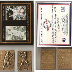 1995 Highland Mint Bronze Mini BB Cards.1267.jpg