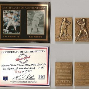 1995 Highland Mint Bronze Mini BB Cards.1774.jpg