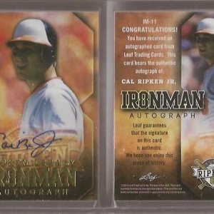 2014 Leaf Ripken Legacy Ironman Autograph Gold IM11.20.jpg