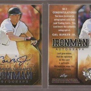 2014 Leaf Ripken Legacy Ironman Autograph IM02.jpg