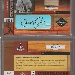 2005 Leaf Limited Lumberjacks LJ-5Auto.25 Bat.jpg
