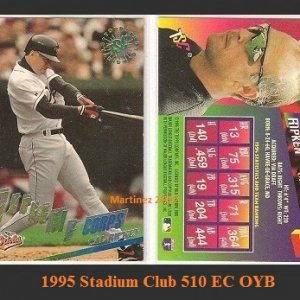 1995 Stadium Club 510 EC OYB.jpg