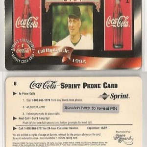1996 Coca Cola Phone Card 5 $1.jpg