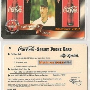 1996 Coca Cola Phone Card 5 $2.jpg