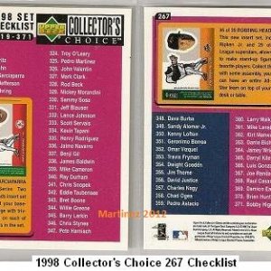 1998 Collector's Choice 267 Checklist.jpg