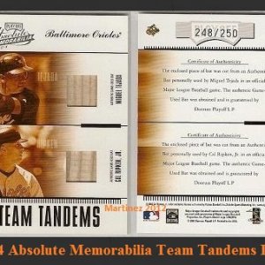 2004 Absolute Memorabilia Team Tandems-Bat.jpg