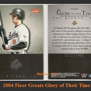 2004 Fleer Greats Glory of their Time.jpg