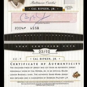 2004 Leaf Certified Cuts Auto Red CC-07Jersey.jpg