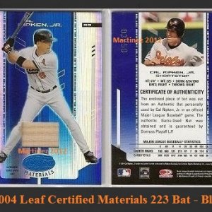 2004 Leaf Certified Materials 223Blue-Bat.jpg