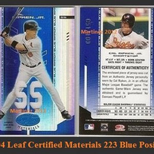 2004 Leaf Certified Materials 223Blue-Position (Wht).jpg