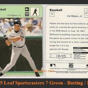 2005 Leaf Sportscasters 7 Green.25 Hat.jpg