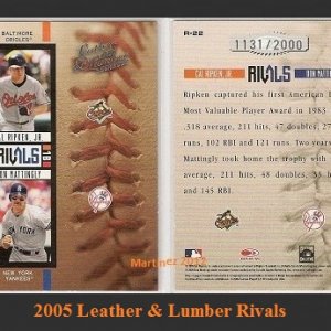 2005 Leather & Lumber Rivals - Mattingly.jpg