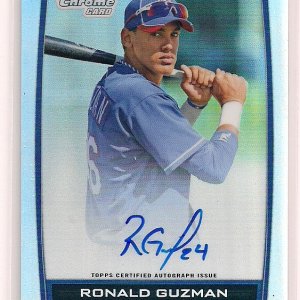 2012 BC Ronald Guzman Refractor Auto BCA-RG 228/500