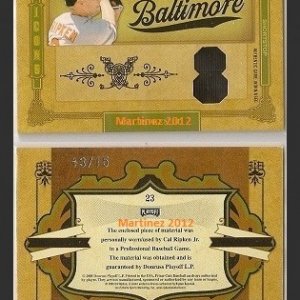 2008 Prime Cuts Icons 23Jersey Number.jpg