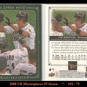 2008 UD Masterpieces 92Green.jpg