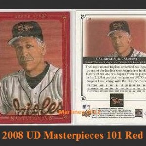 2008 UD Masterpieces 101Red.jpg